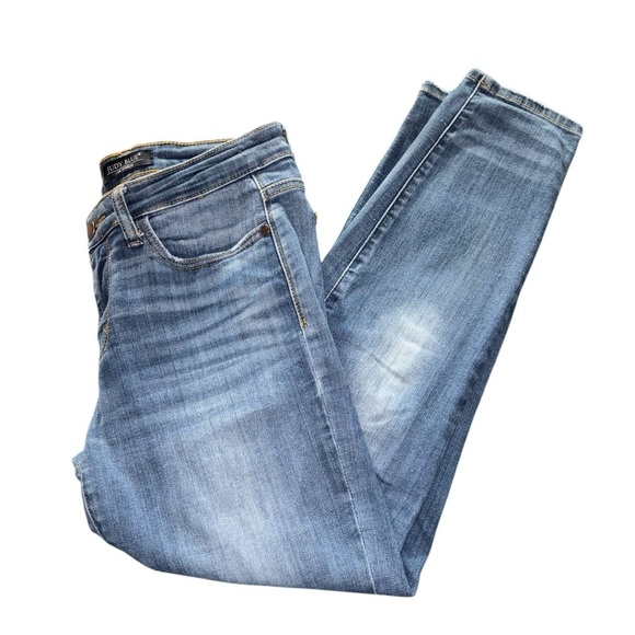 Judy Blue Relaxed Fit Mid Rise Stretch Whiskered Jeans Sz 5/27 JB82102 DK - Picture 3 of 4